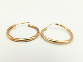 14kt Earrings Hoops 