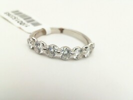 Female White Platinum Cluster Ring 