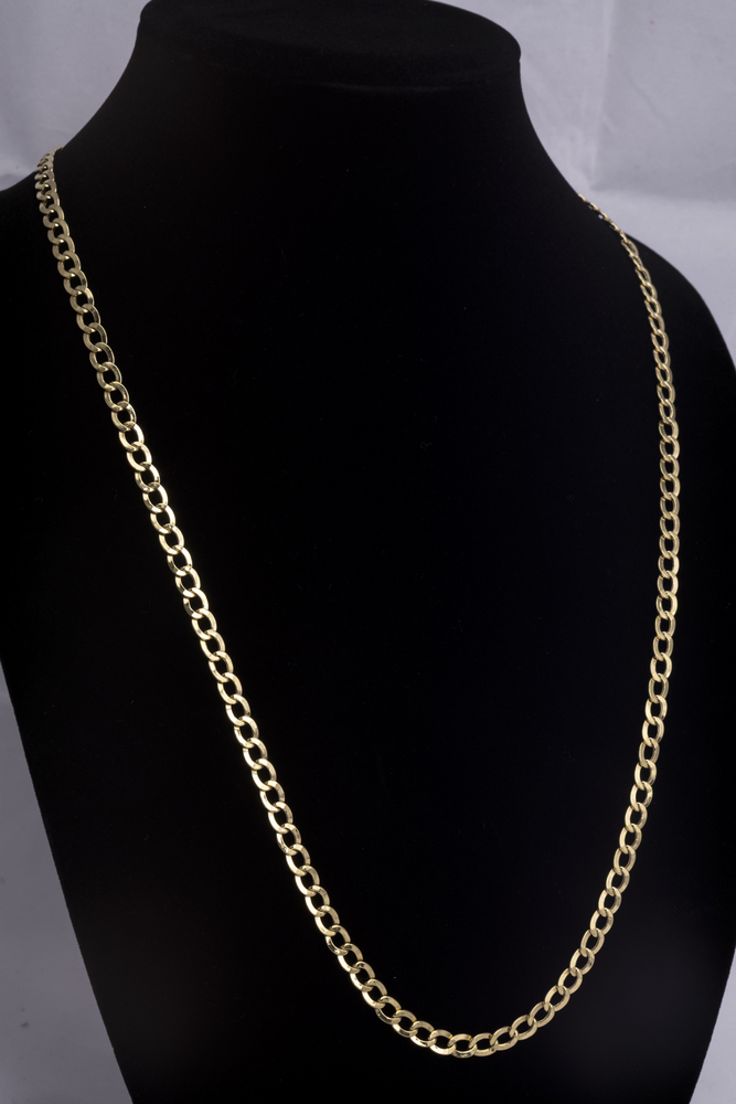 10kyg Curb Link Chain | Queen of Pawns