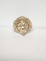 Male Yellow Gold Ring 14 Kt - FREE DIAMONDS