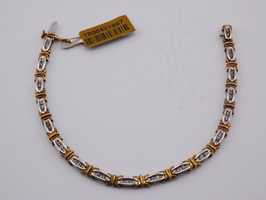 Female Two tone Gold Bracelet 