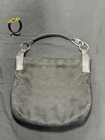 Gucci GG Canvas Horsebit Classic Ring Hobo 