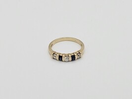 14kt Cluster Ring SZ:6.5 Y/G 