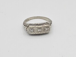 14kt Ring SZ:6.5 W/G 