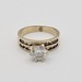 14kt Ring SZ:6.5 Y/G With Stones