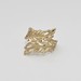 14kt Designer Ring SZ:6 Y/G Leaf Design