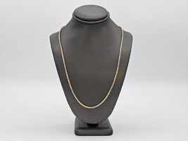 10kt 18" Tri-Color Rope Chain