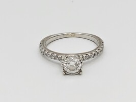 14kt Diamond Ring SZ:5 W/G 0.90 Ct