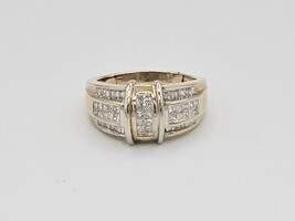 14kt Diamond Ring SZ:9.5 Y/G  1.25Cts