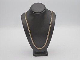 14kt 24" Cuban Link Chain Y/G