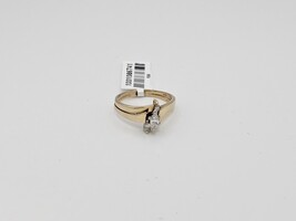 14kt SZ:9 Y/G Ring With Stones