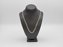 10kt 18" Diamond Cut Cuban Link Chain