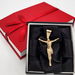 14K Crucified Jesus Pendant Y/G 