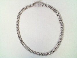20" WHITE GOLD DIAMOND NECKLACE