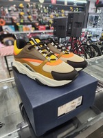 Dior B22 'Ebony Camel Yellow' Sneakers, Size 43/10 US
