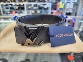 Louis Vuitton Initiales 40mm Black Reversible Belt - M0285