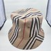 New, Burberry Reversible Icon Stripe Bucket Hat Archive, Beige
