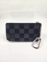 Louis Vuitton Key Pouch Pochette Damier Graphite Canvas