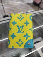 Louis Vuitton Pocket Organizer Lime, Like New