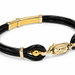 BREV SAURO Italian 18kg and Black Rubber Bracelet
